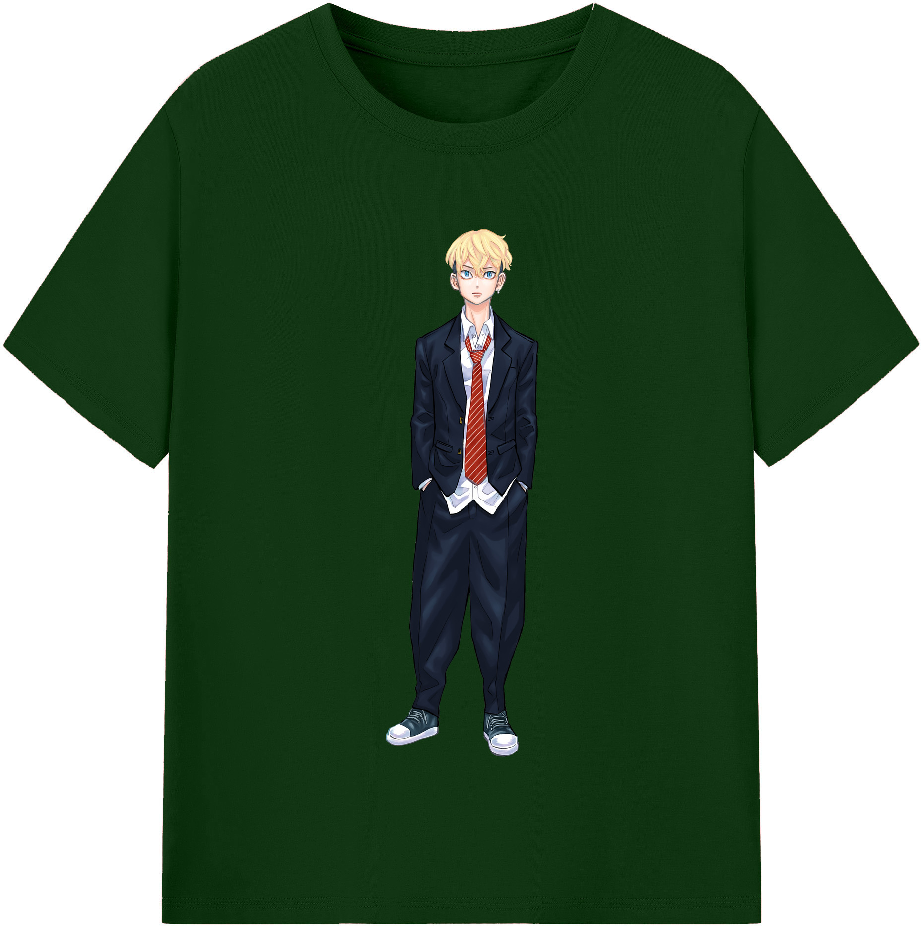 （画像用） 東京リベンジャーズ Tokyo Revengers 綿100％半袖Tシャツ（フロントプリント）